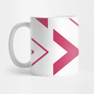 Arrow Shapes Abstract Pattern Mug